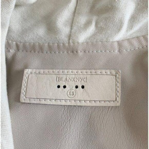 NWT BLANKNYC  Faux Leather Mixed Media‎ Zip Jacket, size XS - Picture 11 of 12